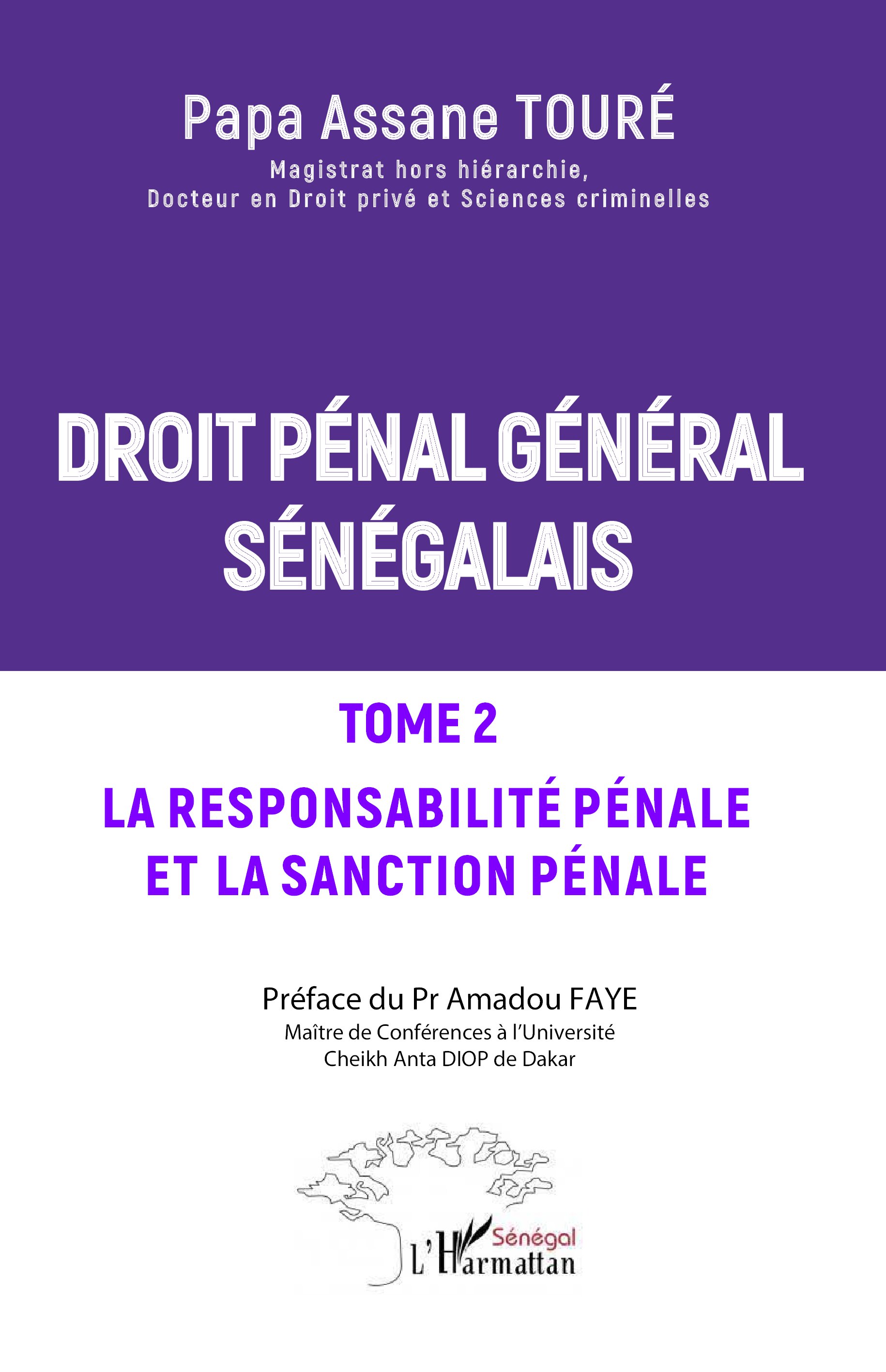 Droit pénal général sénégalais 